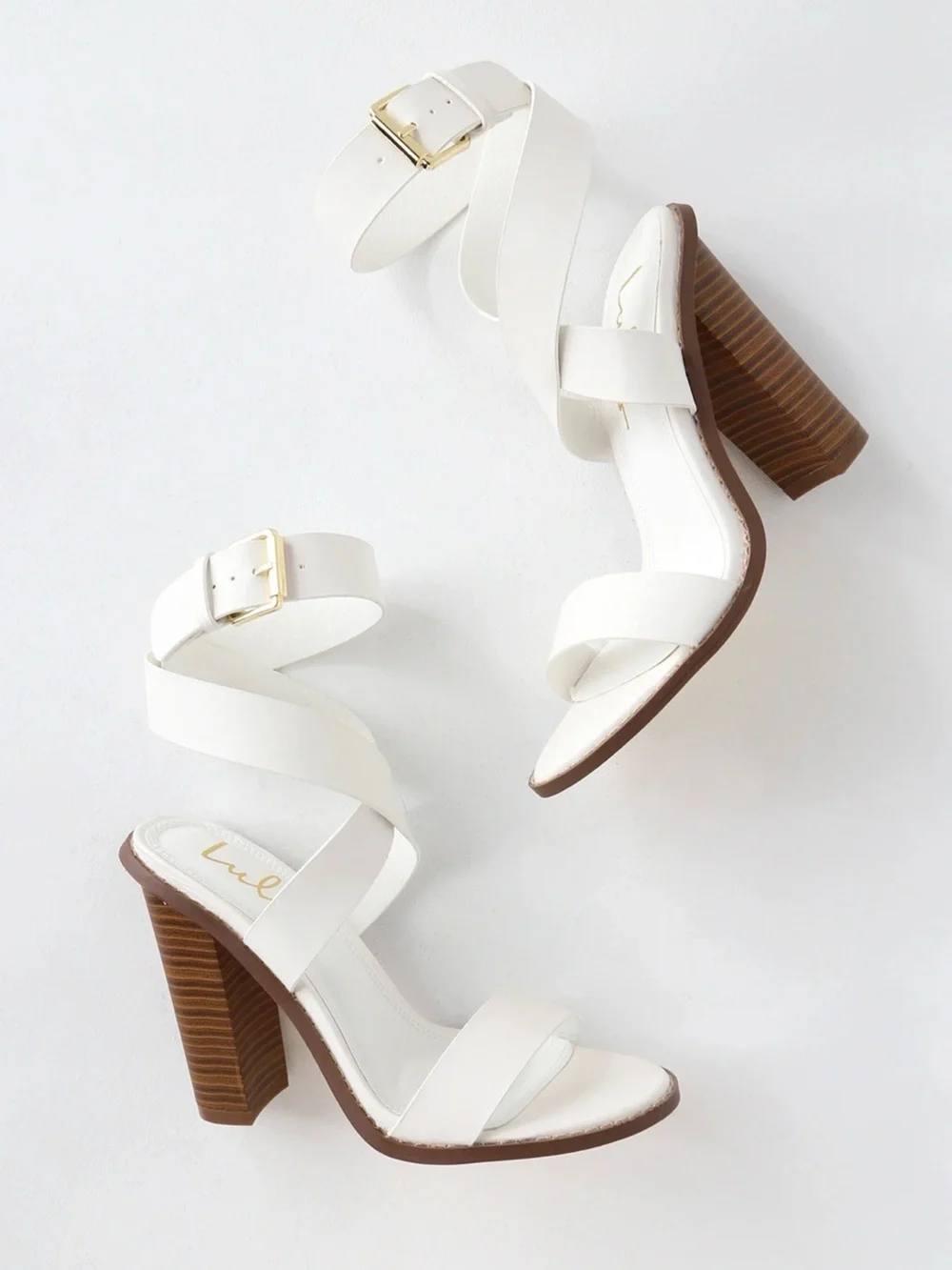 Lulus Black Strappy Block Heel Sandals with Wrap Ankle